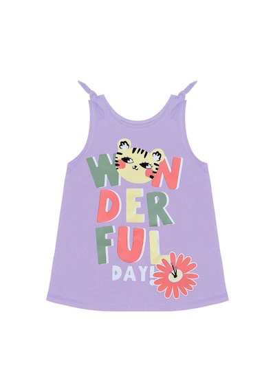 Denokids Wonderful Cat Kız Çocuk Tunik Tayt Takım Çok Renkli