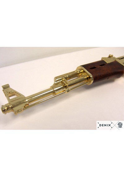 Denix Ak47 Rifle Gold 1947 Russia 88cm Koleksiyon Obje