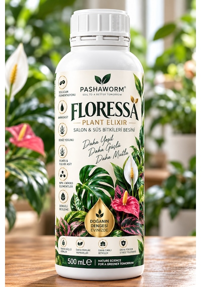 Pashaworm Floressa Salon Ve Süs Bitkileri Besini 500 Ml