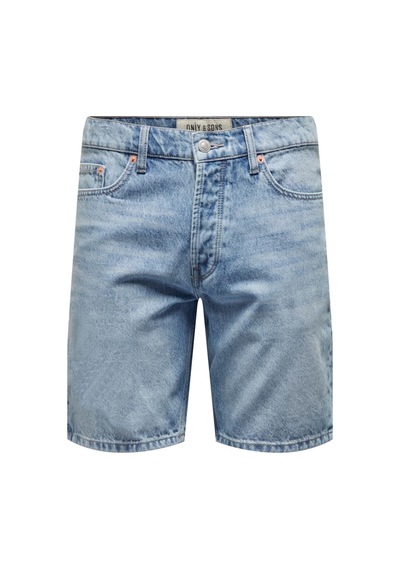 Only & Sons Onsedge Pım Dnm Shorts Box Vd Açık Mavi Cok Renklı