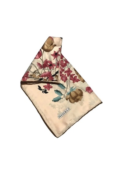 Alfa Aksesuar 03 Mısırlı Polyester Eşarp Desen 2 Fuşya
