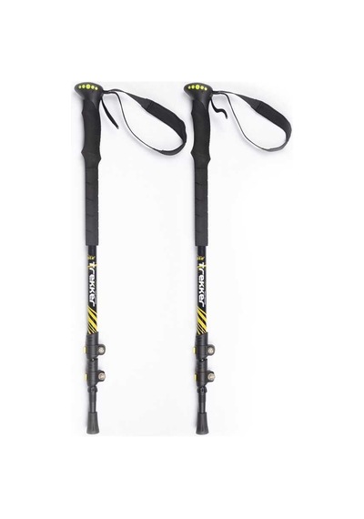 Evolite Yürüyüş Batonu Trekker Trekking Poles Siyah