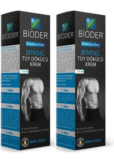 Bioder Erkeklere Özel Tüy Dökücü Krem Seti