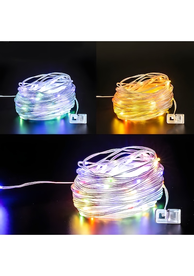 İdragon D88-2 Güneş Enerjili Kamp Lambası Rgb Işıklı, 4500mah Powerbank, 10m Işık Dizisi, Type-c Sarı