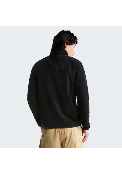 The North Face M Glacıer 1/4 Zıp - Embroıdered Logo Erkek Sweatshirt Nf0a8hrwjk31 Siyah