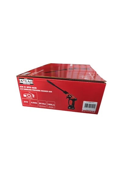 Attlas 21 HPW-402C 21V Akülü Basınçlı Yıkama Tabancası 2x4.0AH Akü Dahil - A0901011