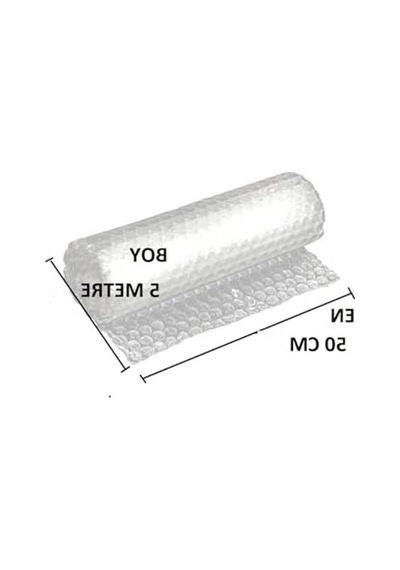 Balonlu Naylon Ambalaj, 50cm X 5mt Boyutunda, Eşya Koruma İçin 124-Pembe