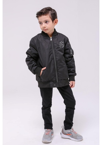 Benitto Kids Erkek Çocuk Mevsimlik Yağmurluk Ceket 51294 Siyah