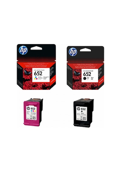 Hp 652 Siyah 652 Renkli Set
