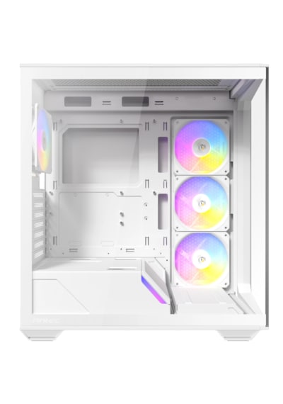 Antec C3 Argb Beyaz Atx Mid Tower Gaming Kasa 4x Argb Fan, Temperli Cam, 360mm Radyatör
