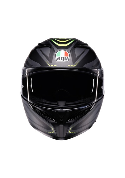 Agv Kask/k3 Mplk Syth Matt Black/yellow Fluo Çok Renkli