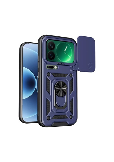 Newface Xiaomi Mi 17 Pro Max Pars Lens Yüzüklü Silikon - Lacivert