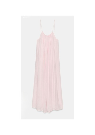 Gael Blush Breeze Pudra Maxi Elbise Pembe Pembe