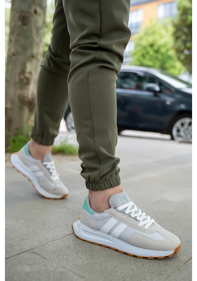 Bartrobel Erkek Günlük Sneaker Gri Su Yeşili Gri - Su Yeşili