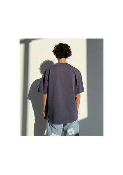 Zaee Vegas Taşlı Oversize Tişört Çok Renkli
