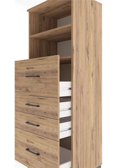 Hyperion Dolap 2 Raflı 4 Çekmeceli 60x44x163 Çam-çam Çam Hyperion Dolap 2 Raflı 4 Çekmeceli 60x44x163 Çam-çam Çam