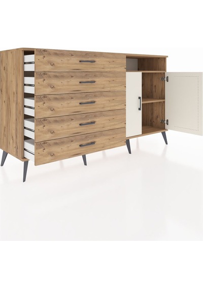 Hyperion Konsol 2 Raflı 5 Çekmeceli 2 Kapaklı 176x44x99 Çam-aytaşı/çam Atlas Çam/aytası - Atlas Çam Hyperion Konsol 2 Raflı 5 Çekmeceli 2 Kapaklı 176x44x99 Çam-aytaşı/çam Atlas Çam/aytası - Atlas Çam