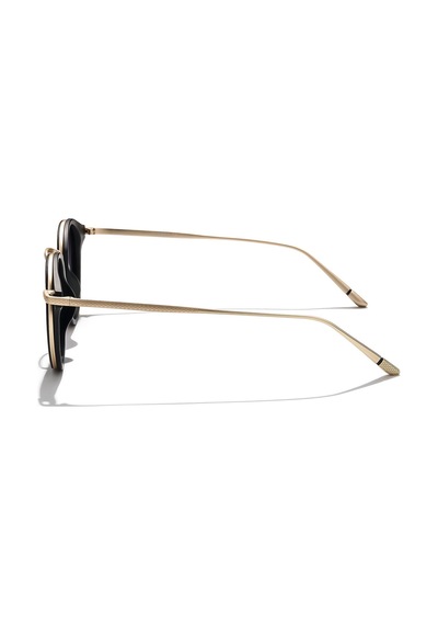Hermod Spl726-c5-49 Polarize Unisex Güneş Gözlüğü Altın - Siyah