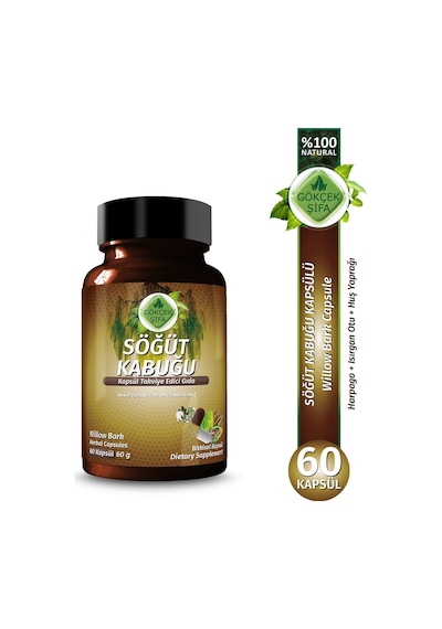 Gökçek Şifa Söğüt Willow Capsule)60 Kapsül