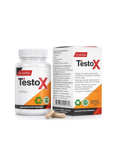 Testox Gıda Takviyesi 15 Kapsül