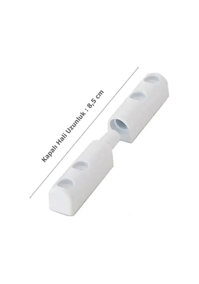 10 Adet Pvc Sineklik Menteşesi Plastik 85 Mm