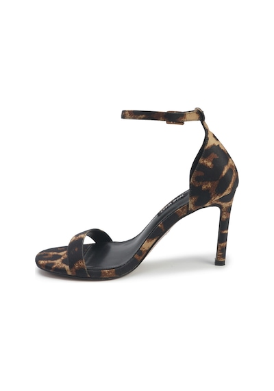 Nine West Isla3 5pr Leopar Kadın Topuklu Sandalet 000000000102012522 Kahverengi