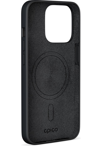 Epico Apple Uyumlu iPhone 14 Pro Max Magsafe Manyetik Silikon Kılıf Siyah
