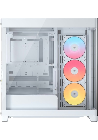 Corsaır Frame 4500x Rs-r Argb Fanlı Panoramik Camlı Beyaz Mid-tower Cc-9011315-ww Bilgisayar Kasası