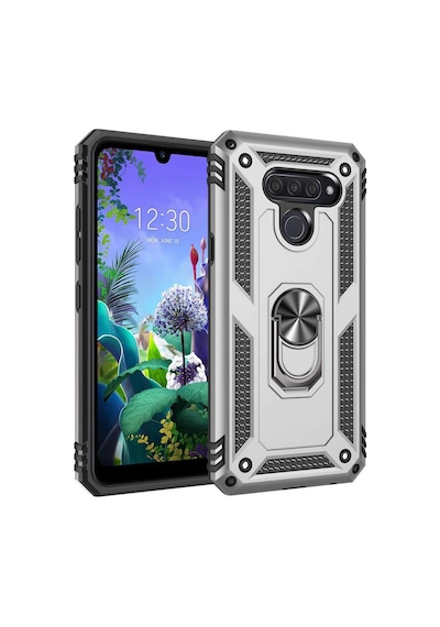 LG Uyumlu Q60 Kilif Zirhli Standli Miknatisli Tank Kapak 392976097