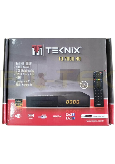Teknoline Tq 7000 Hd Dvb T & Dvb C Hd Karasal Ve Kablo Tv Alıcısı