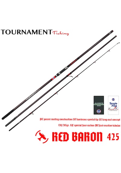 Tournament Fishing Red Baron 425 Mt 120-285gr Atarlı Frt Tubular