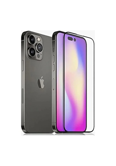 Tedar Iphone 14 Pro Uyumlu 9d Tam Kaplayan Parmak Izi Bırakmayan Ekran Koruyucu Film Najmaddin