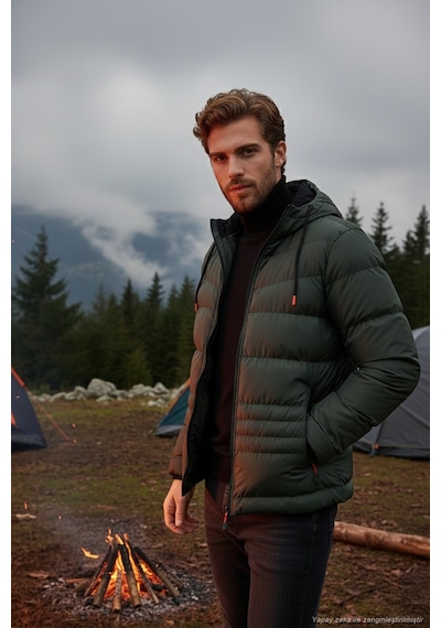 Buratti Erkek Mont 6490001 Haki Haki