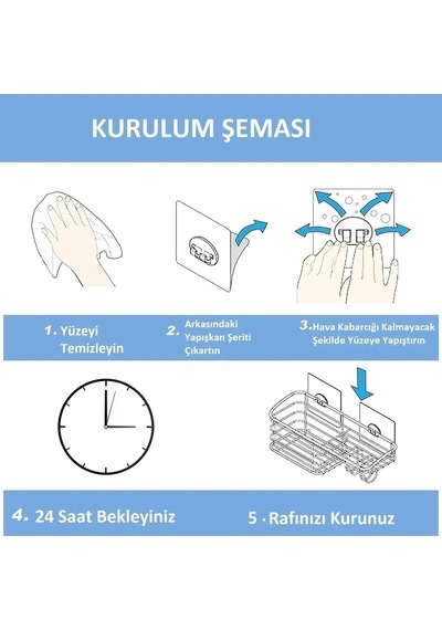 10 Adet Yedek Kendinden Yapışkanlı Tüm Ürünler Yedek Yapışkan Askısı Beyaz Diğer