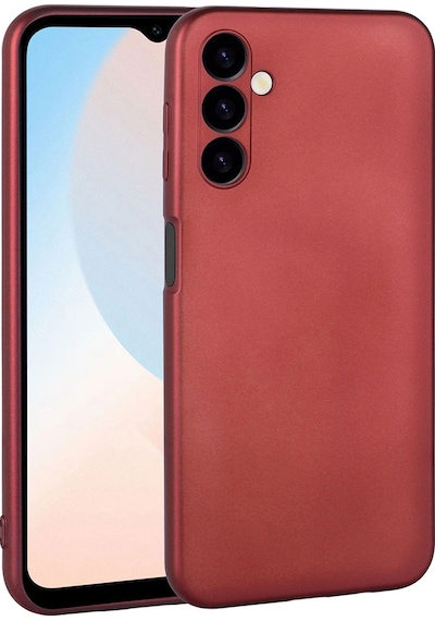 Zore Galaxy Uyumlu A24 Kılıf Premier Silikon Kapak - Kırmızı Kirmizi
