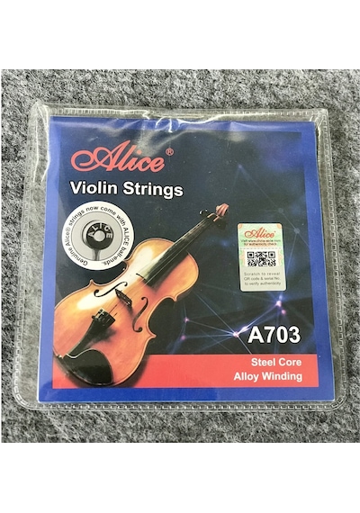 Alice A703A Keman Teli Seti-1 Takım Keman Teli Ful Set