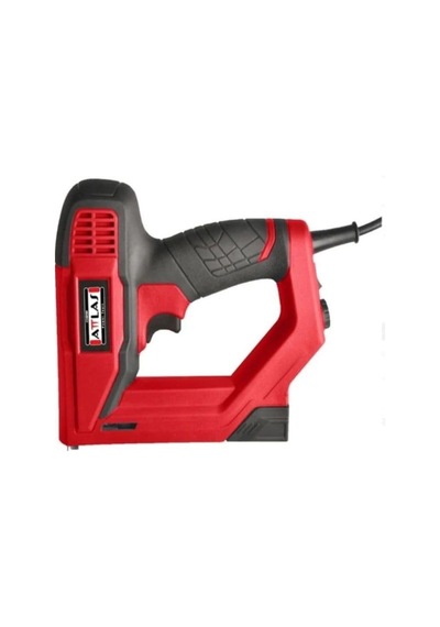 Attlas Atet1060 Elektrikli Zımba Ve Çivi Tabancası, Profesyonel Type 53/f, 8-16mm, Kırmızı-siya