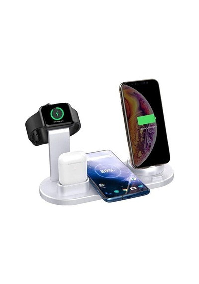 Multi Function Charging Stand Wireless Şarj Standı Masa Şarjı
