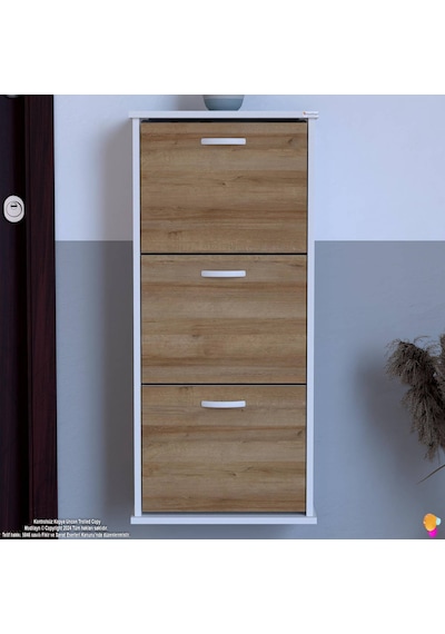 Eliusta Soren 3 Düşer Kapaklı 52 Cm Meşe Ayakkabılık 52x114x26 Cm Asma 6 Bölmeli Ayakkabılık Meşe Eliusta Soren 3 Düşer Kapaklı 52 Cm Meşe Ayakkabılık 52x114x26 Cm Asma 6 Bölmeli Ayakkabılık Meşe