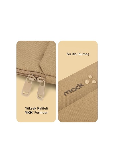 Mce-1503 14.1 Nova Eco Çevre Dostu 13-14 İnç Yeni Apple Uyumlu Macbook Pro İçin Kılıf, Aksesuar Bölmeli Laptop Kılıfı, Ykk F Genel