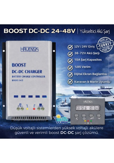 Havanesis Boost Dcdc-2448 24v 48v Boost Dc-dc Şarj Cihazı