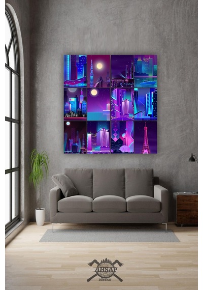12 Parça Neon Manzara Resimleri Çerçeve Görünümlü Mdf Tablo Duvar Süsü Hediyelik Neon Çok Renkli - 670768692 Çok Renkli 12 Parça Neon Manzara Resimleri Çerçeve Görünümlü Mdf Tablo Duvar Süsü Hediyelik Neon Çok Renkli - 670768692 Çok Renkli