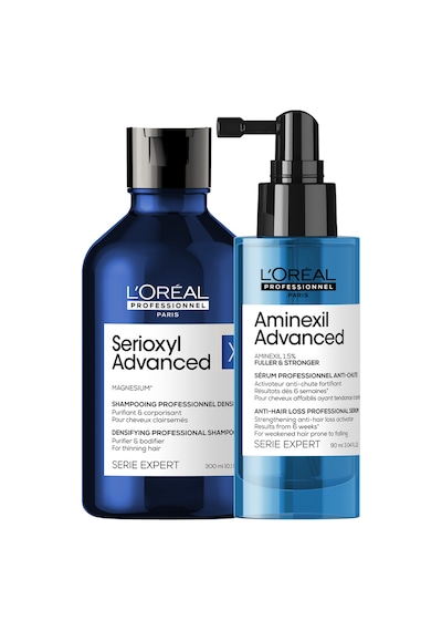 L'Oréal Professionnel Serie Expert Serioxyl Advanced Şampuan 300 ML + Aminexil Advanced Serum 90 ML