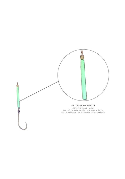 Avlivari Yaylı Şamandıralı Yüzey Çinekop-sarıkanat-lüfer Takımı 25 Gr-8864