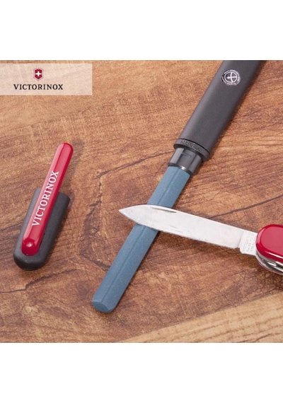 Victorinox Kamp Çakı Bileme Aleti 4.3323 Çift Fonksiyonlu Biley Masat Kırmızı