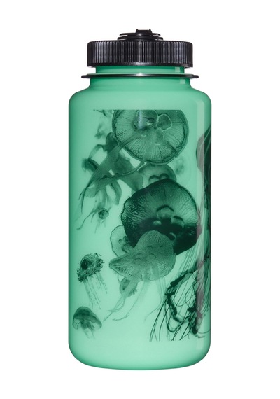 Nalgene Sustain Tritan Bpa İçermeyen Su Şişesi,%50 Plastik Atıktan Elde Edilen Malzemeden Üretildi Iscc Sertifikalı Kütle Dengesi Kullanarak , 32 Oz, Geniş Ağız, Kızdırma Denizanası 0
