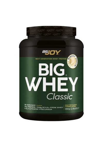 Bigjoy BIGWHEY Whey Protein Classic 990g 30 Servis Bisküvi