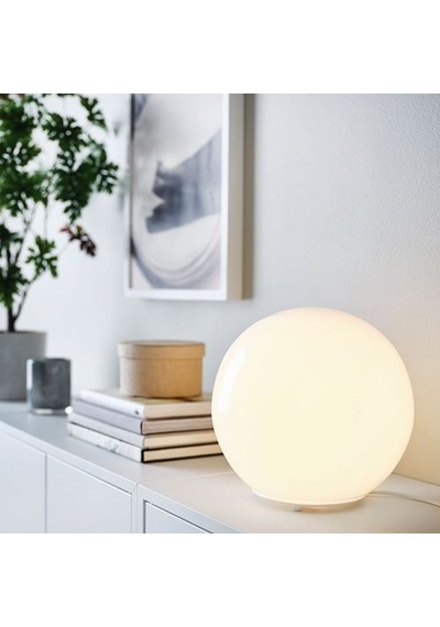 Ikea Fado Abajur, Beyaz, 23 Cm