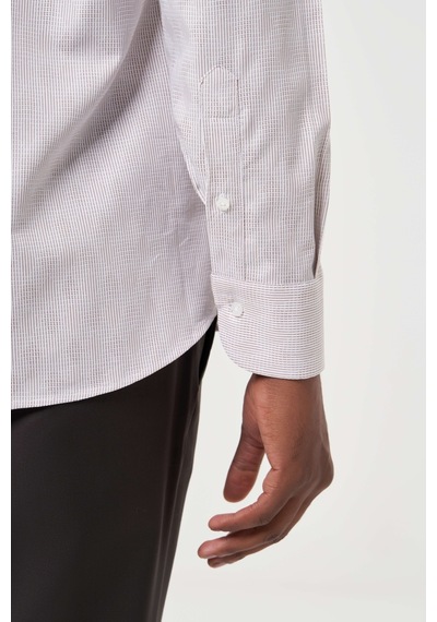 Bisse Erkek Regular Fit Klasik Gömlek Bej Gm23y231037 D07 Bej