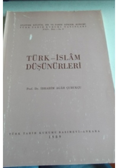 Türk İslam Düşünürleri/ibrahim Agah Çubukçu